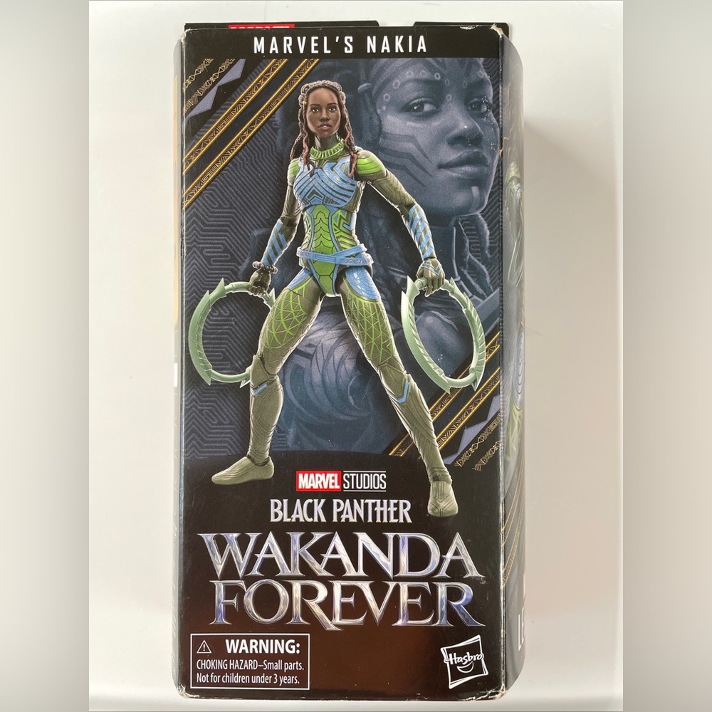 NAKIA, MARVEL LEGENDS BLACK PANTHER WAKANDA FOREVER, 2022 HASBRO NIB